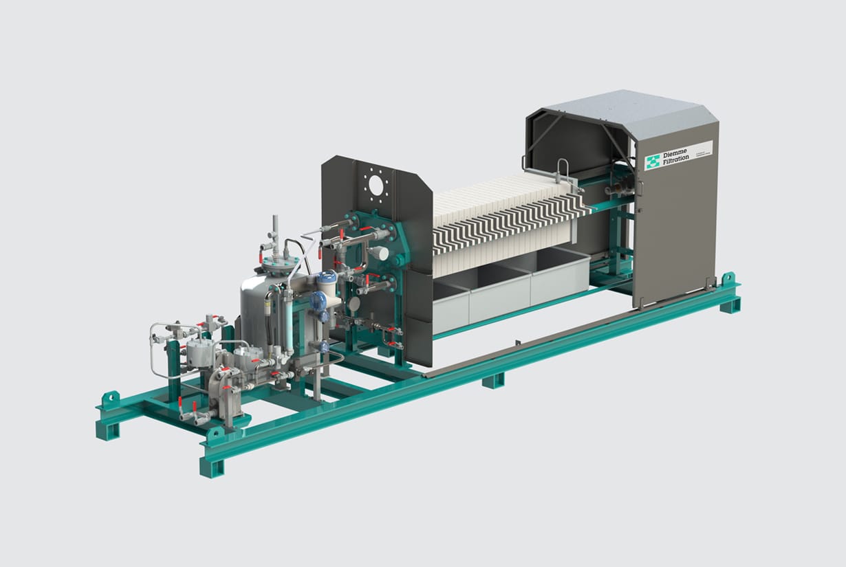Filter press KE small flexible machine » Diemme Filtration