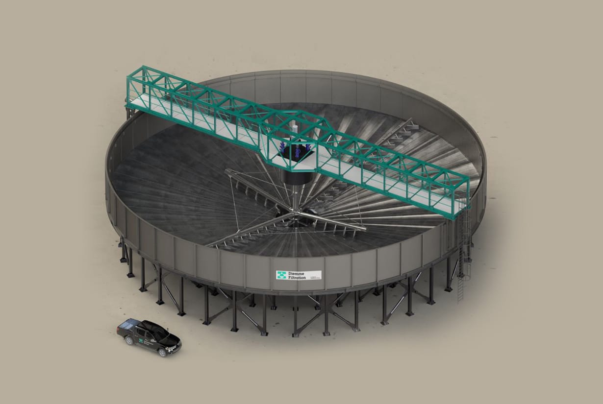 Thickeners for slurry dewatering plants » Diemme Filtration