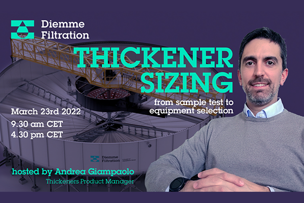 Live Webinar - Thickener Sizing