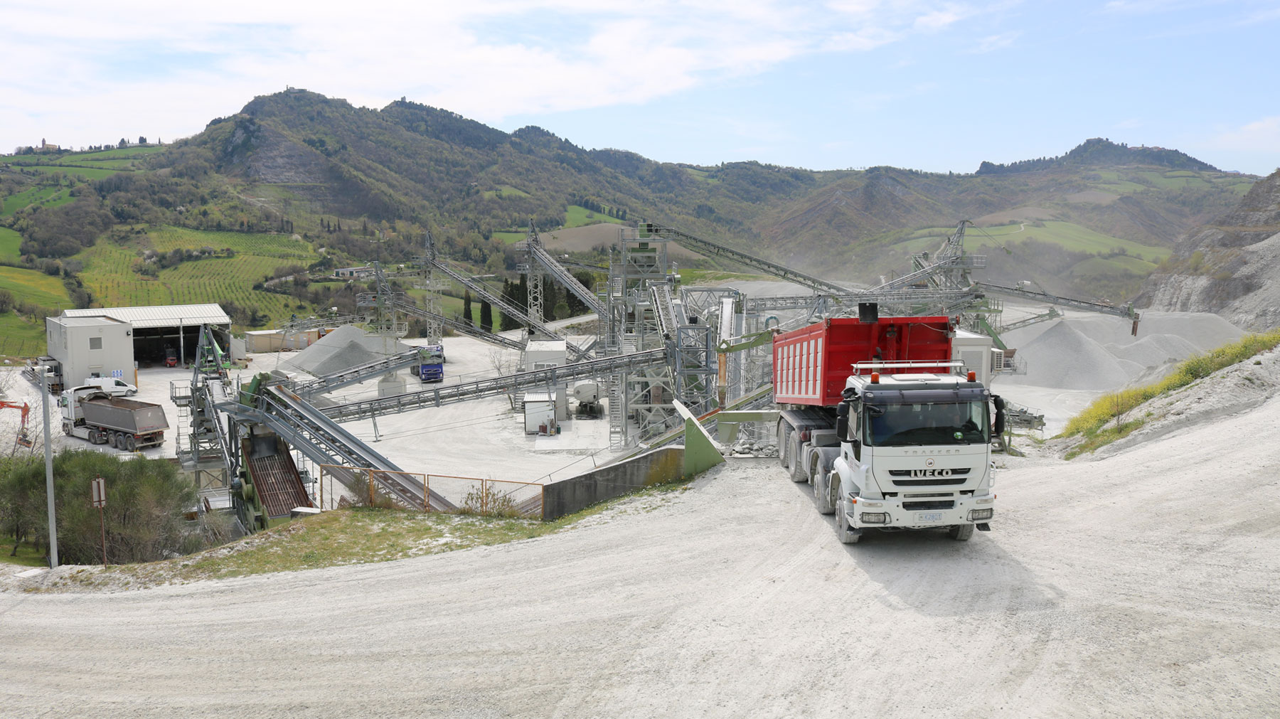 Aggregate Treatment Plant in Italy