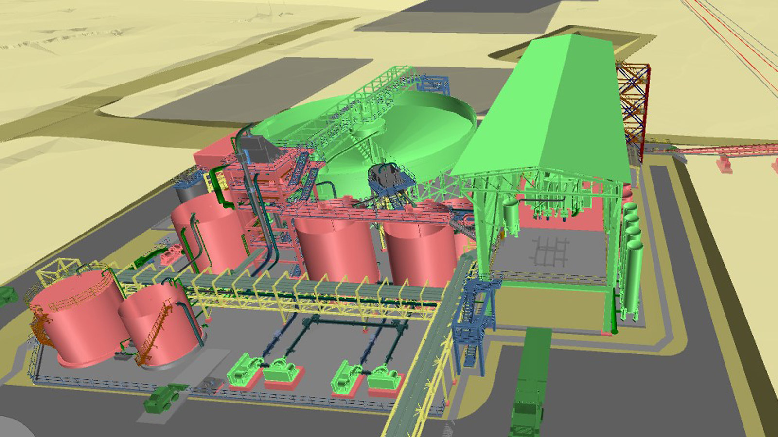 Layout Rendering Plant Engineering and development for your performing plant
