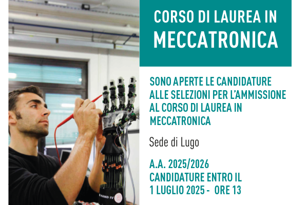 Aperte Le Iscrizioni Al Corso Di Laurea In Meccatronica – A.A. 2025/2026