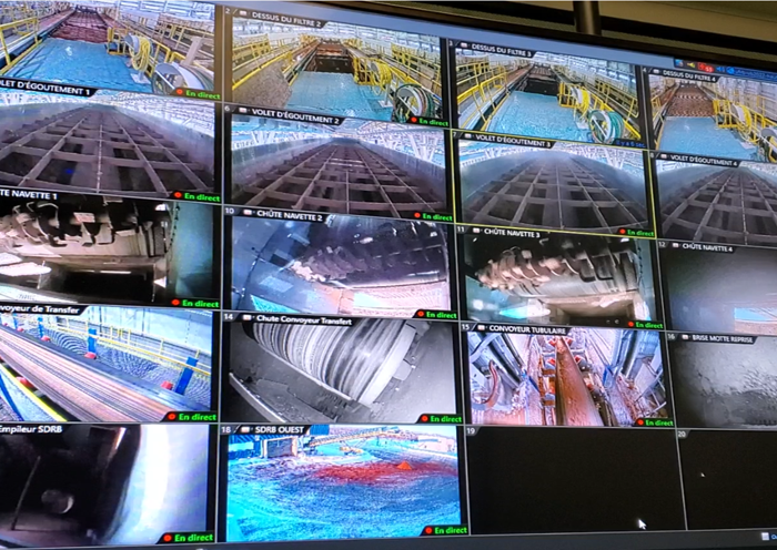 Control room to monitor the performance of a Diemme Filtration GHT filter press, showcasing modern industrial automation.