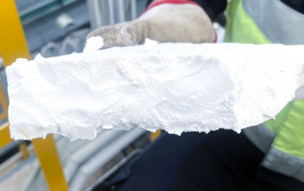 filtro prensa de membrana Diemme® con lavado de torta en la filtración de pigmentos inorgánicos y carbonato de calcio precipitado (PCC).